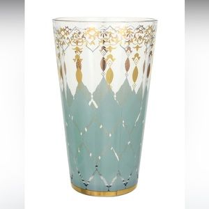 Vintage Patina Vie Signed Opal Rain 3 Tumbler Glass Set